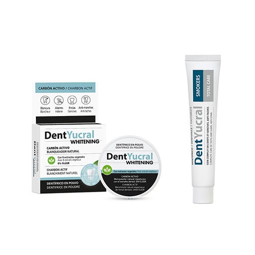 Pack Dentyucral Whitening Poudre + Dentifrice